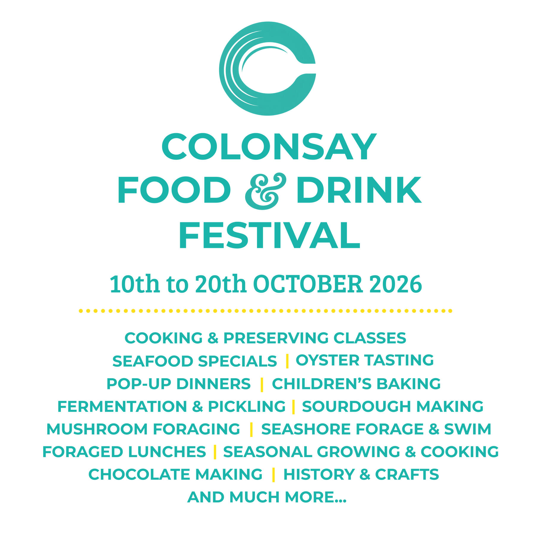 Colonsay Food & Drink Festival Colonsay Food & Drink Festival
